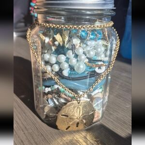 Beach Theme Mystery Jewelry Jar